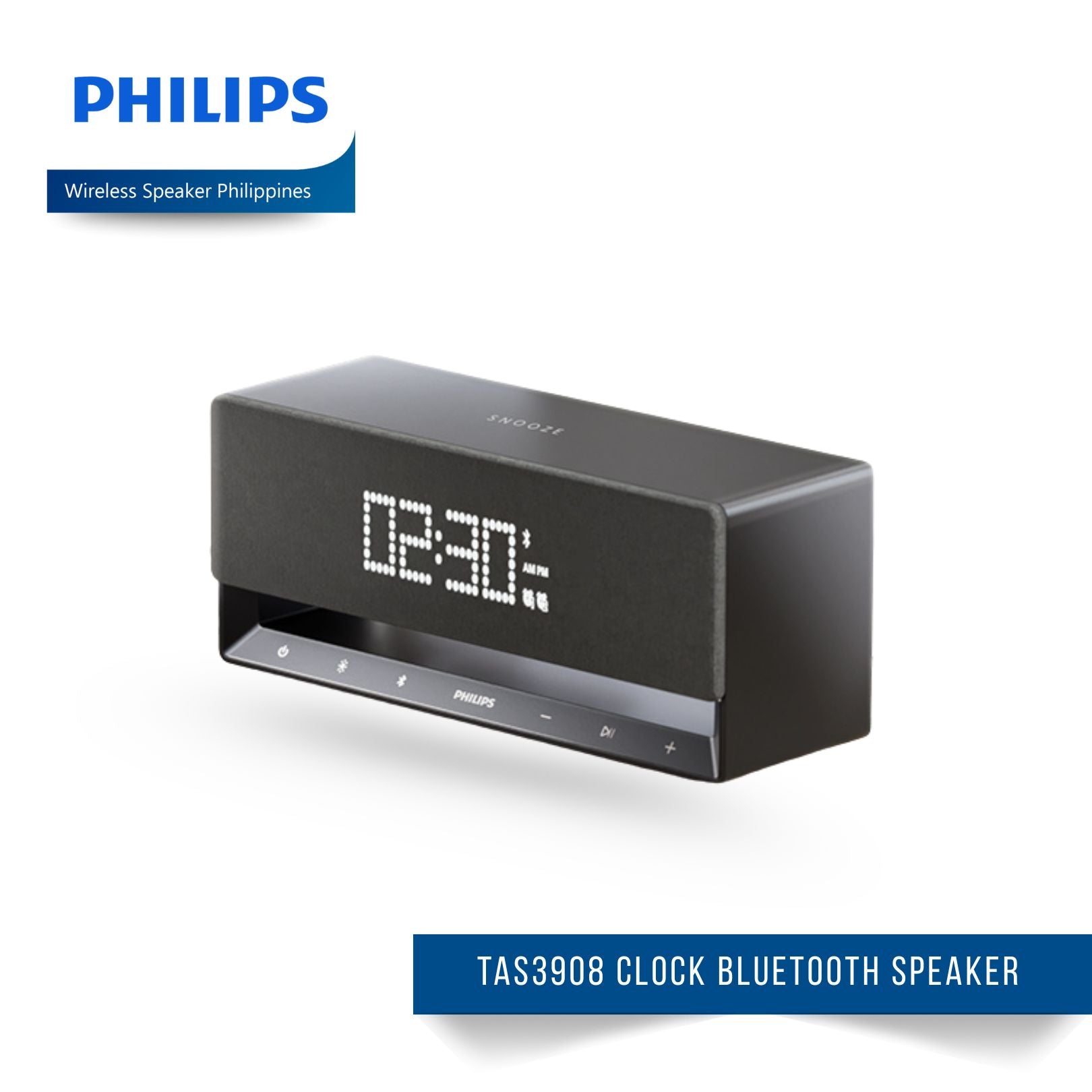 Philips TAS3908 Clock Bluetooth Speaker